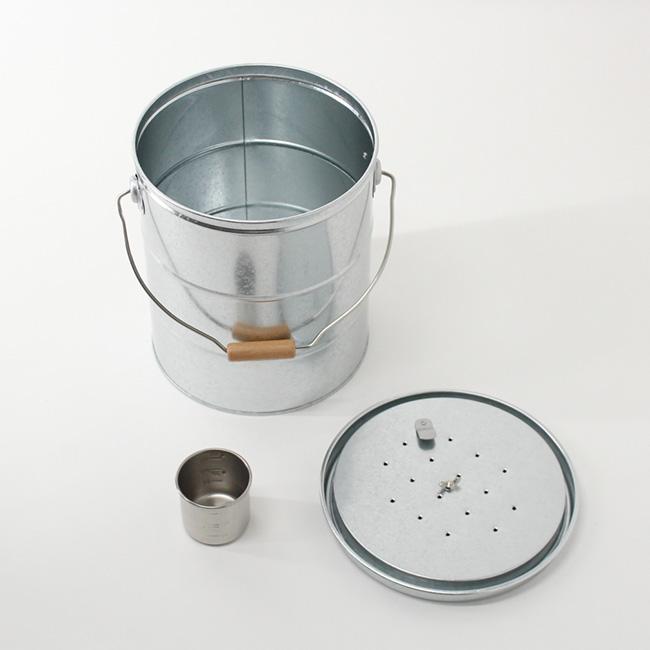 正規品 OBAKETSU オバケツ ライスストッカー 5kg(トタン 米櫃 米びつ 5