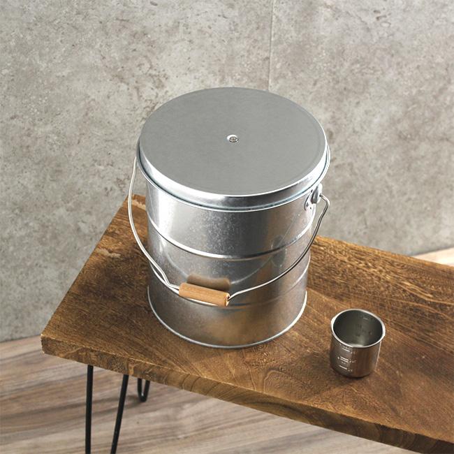 正規品 OBAKETSU オバケツ ライスストッカー 5kg(トタン 米櫃 米びつ 5