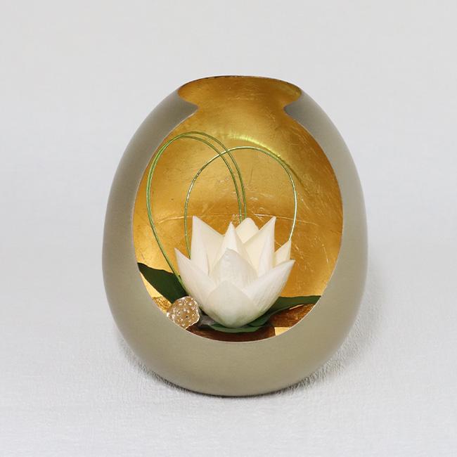 プリザーブドフラワー 蓮の趣S(仏花 アレンジ 造花 枯れない