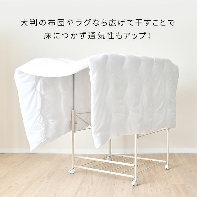 布団も干せる押入れ布団収納 幅75cm(布団 収納ワゴン 押し入れ 布団