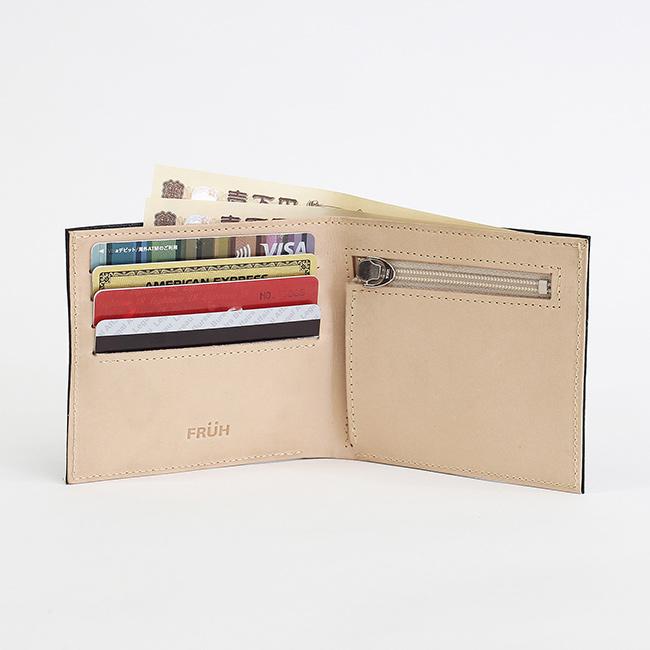 FRUH フリュー バイカラー スマートショートウォレット(二つ折り財布