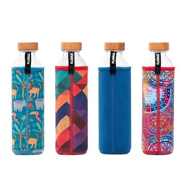 カラフルなマンダラ柄銅製ウォーターボトルヨガ水筒950ml FCB13 カラフルなマンダラ柄銅製ウォーターボトルヨガ水筒950ml FCB13