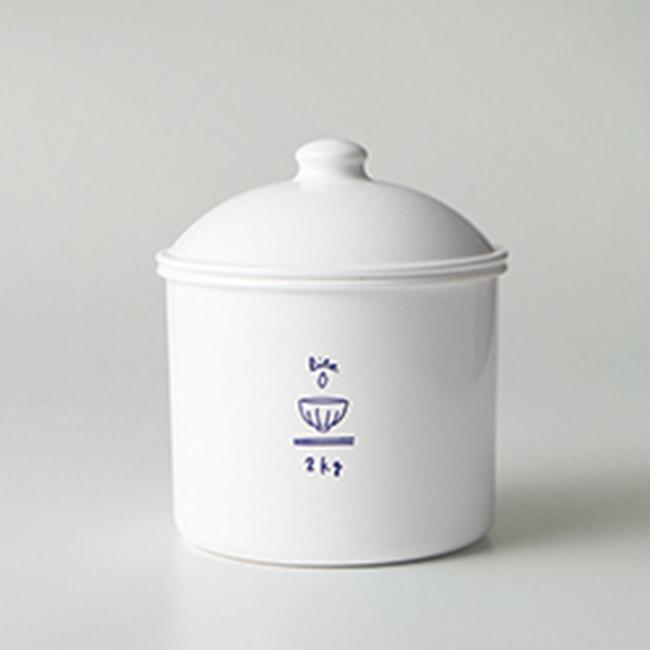ライスカン 2kg 2300ml(米びつ おしゃれ ライスストッカー 米櫃 米