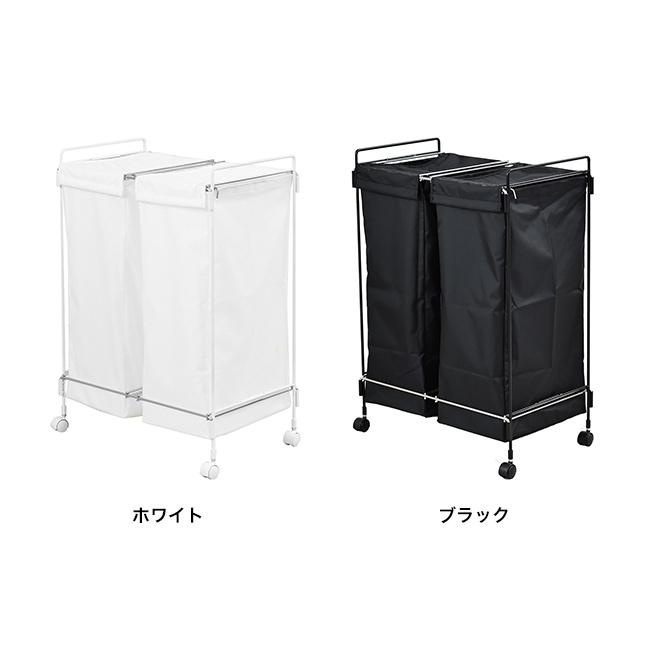 ランドリーバッグ ダブル A162(ランドリーバスケット 蓋付き ふた付き