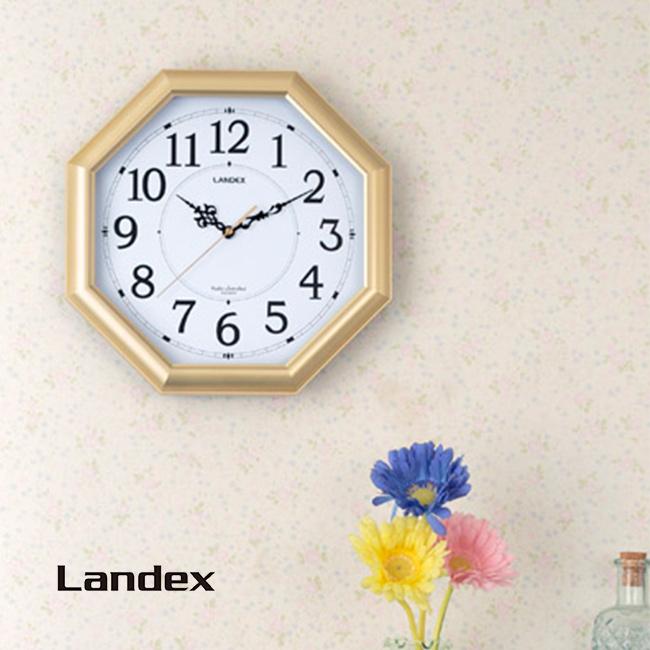 Landex ランデックス 八角電波掛け時計 金閣(八角形 風水 開運 Landex ランデックス 八角電波掛け時計 金閣(八角形 風水 開運