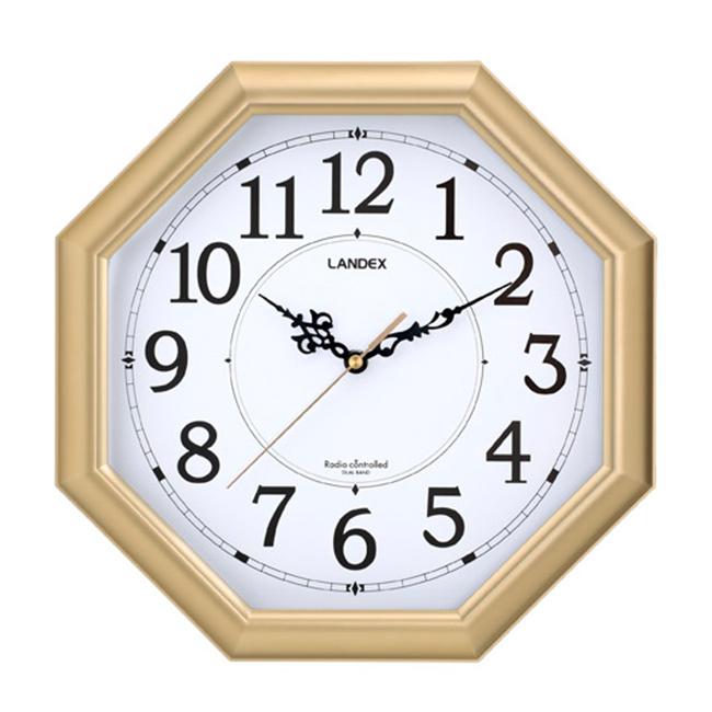 Landex ランデックス 八角電波掛け時計 金閣(八角形 風水 開運 Landex ランデックス 八角電波掛け時計 金閣(八角形 風水 開運