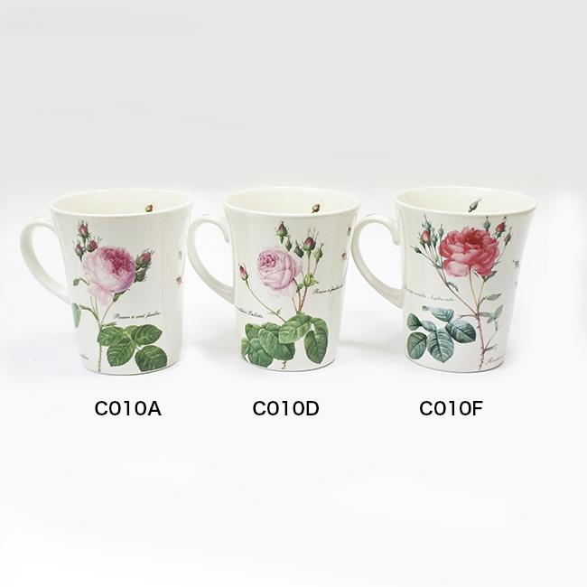 Redoute ルドゥーテ マグ(マグカップ 可愛い おしゃれ バラ柄 薔薇柄