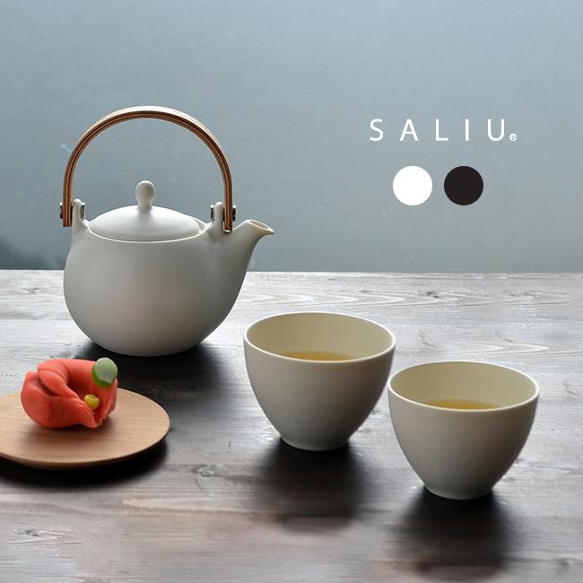 ティッシュの詰まった土瓶 SALIU 結 YUI 土瓶 600ml ギフトセット(美濃焼 急須 湯呑み セット