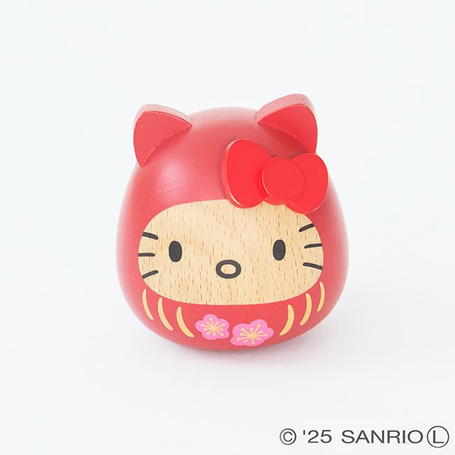 サンリオ 木製だるま ハローキティ SWD1(キティ 木製 だるま かわいい