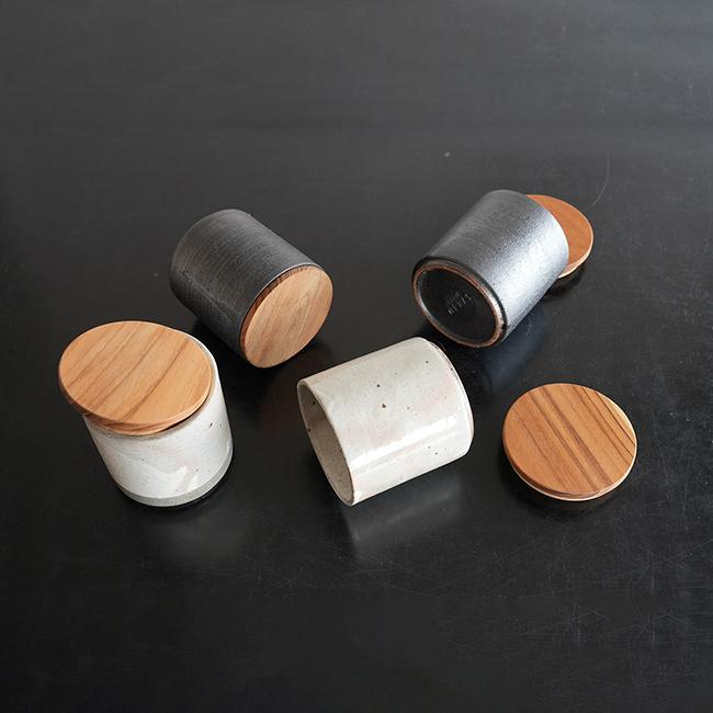 SALIU CRAFT キャニスター(保存容器 密閉 おしゃれ 美濃焼 日本製 陶器