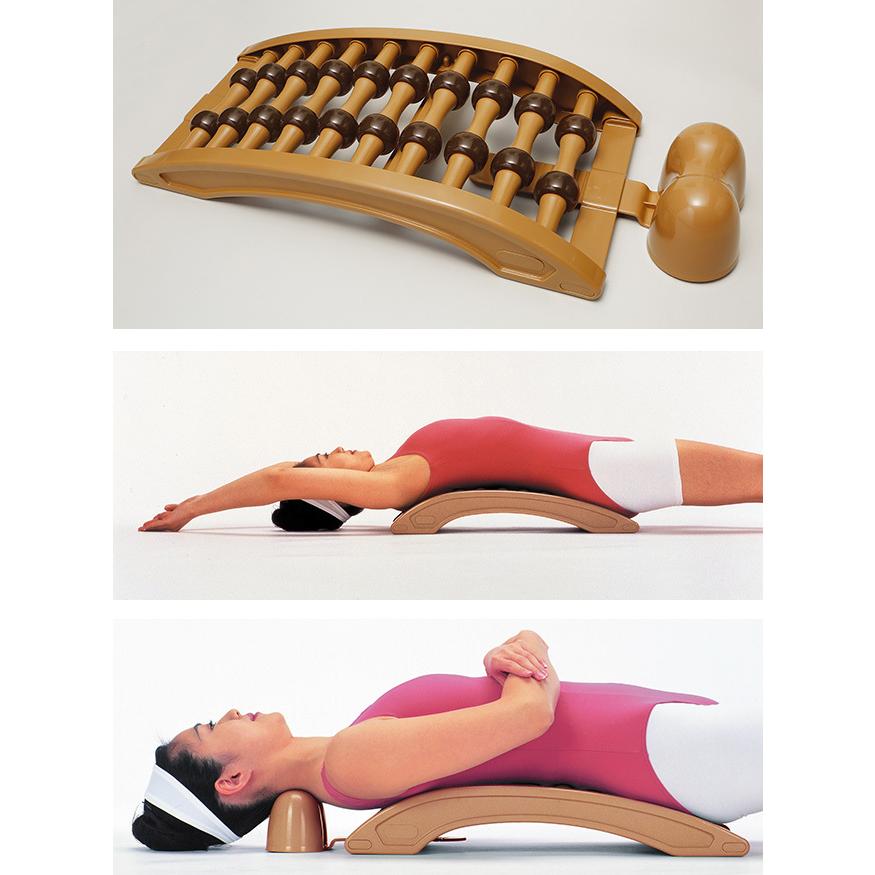 背のばしローラー ブラウン ストレッチボード ストレッチ器具 ストレッチグッズ ストレッチ用品 健康器具 健康グッズ 即納 Se501 キレイスポット 通販 Yahoo ショッピング