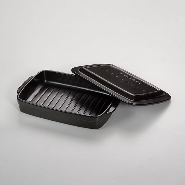 セラミックスマルチロースター F-202F(グリルパン フタ付き 蓋付き IH