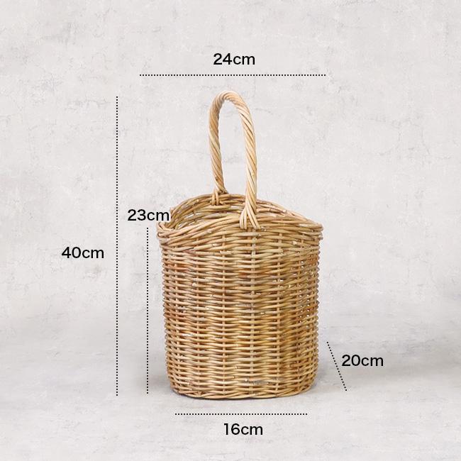 THE AROROG ジ アラログ リリーバッグ L(ラタン かごバッグ 夏 冬