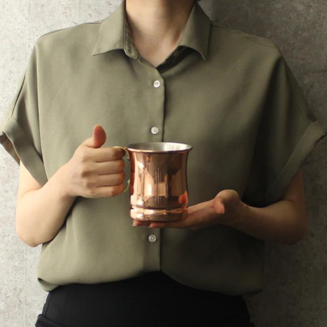 新光堂 COPPER100 銅製 マグカップ 340ml 《2個》(銅 新光金属 新光堂 COPPER100 銅製 マグカップ 340ml 《2個》(銅 新光金属