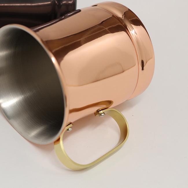 新光堂 COPPER100 銅製 マグカップ 340ml S-588(銅 新光金属