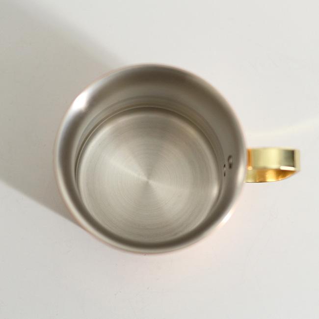 新光堂 COPPER100 銅製 マグカップ 340ml S-588(銅 新光金属