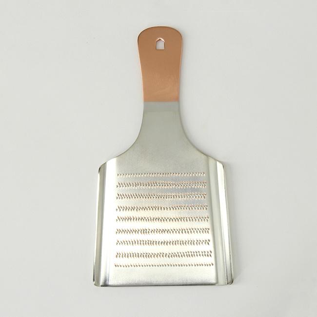 ふ*で様 【おろし金のロールスロイス】新光堂・純銅製おろし器【ハンドル付き】 銅 おろし器 15cm ステンレス版 新光金属 おろし器 銅製 新光金属