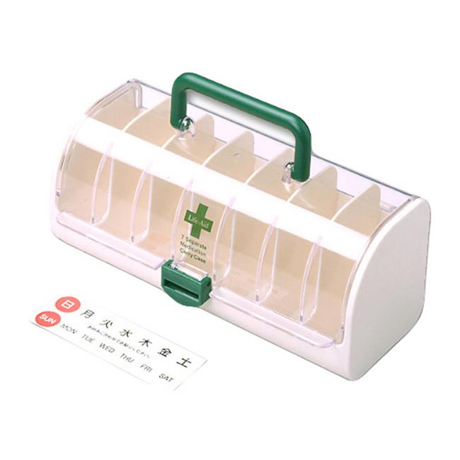 シンコハンガー ライフエイド くすり整理キャリーケース(薬箱 小分け
