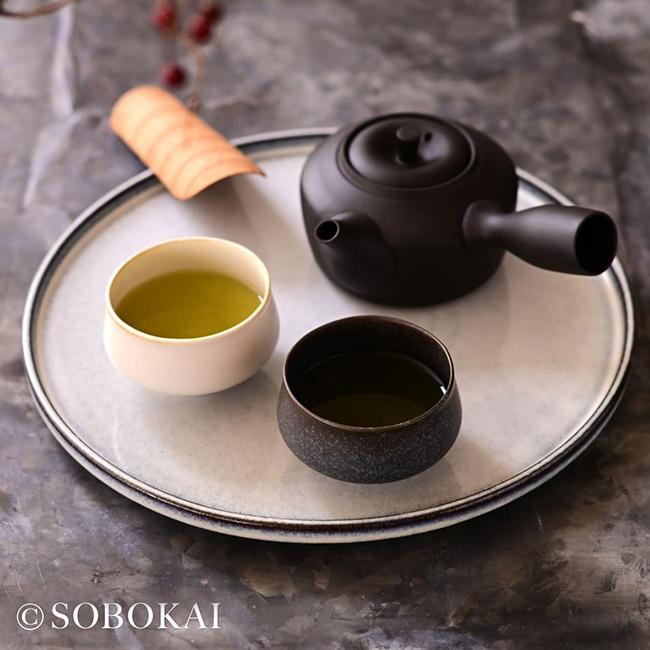 sobokai ソボカイ 菓 急須(常滑焼急須 おしゃれ 茶こし付き 常滑焼