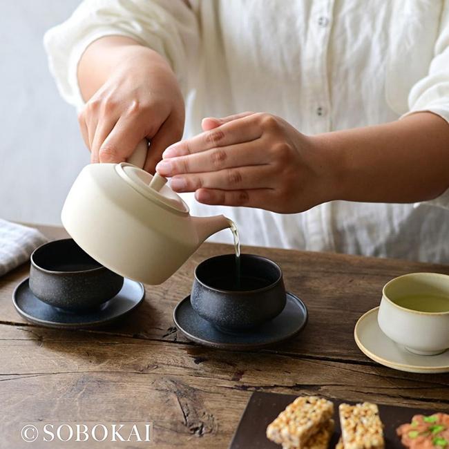 sobokai ソボカイ 菓 急須＆湯呑み 《2個》(急須 ペア 湯呑みセット