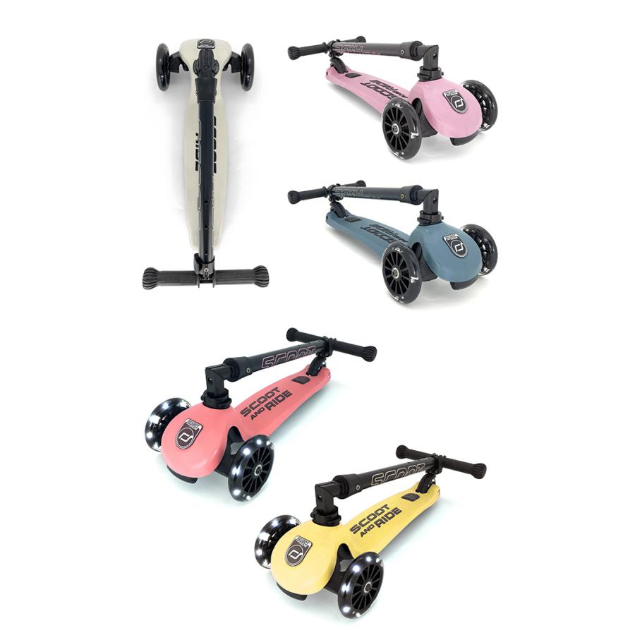 スクートアンドライド ハイウェイキック3 LED(子供 光る LEDタイヤ 3輪