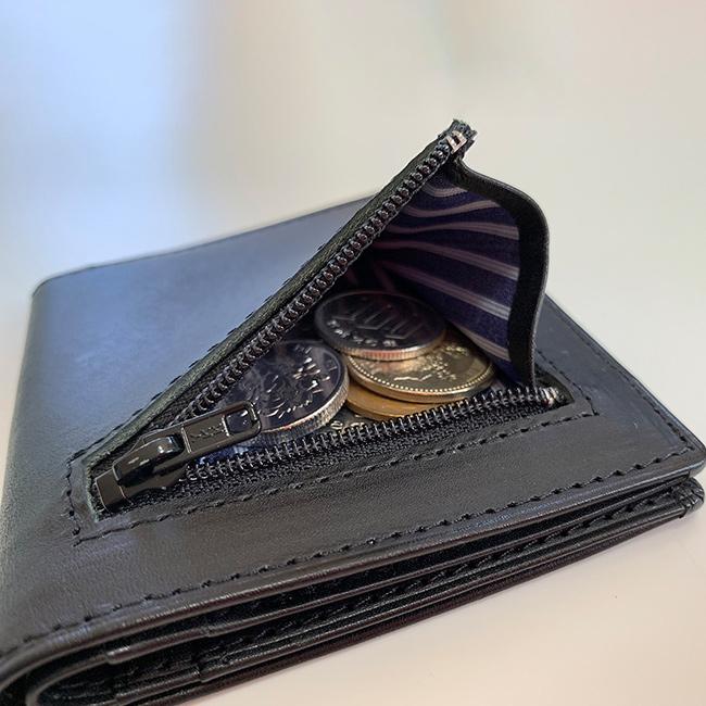 THINly スィンリー カードが10枚入る薄い手の平財布 小銭入れ付き(二