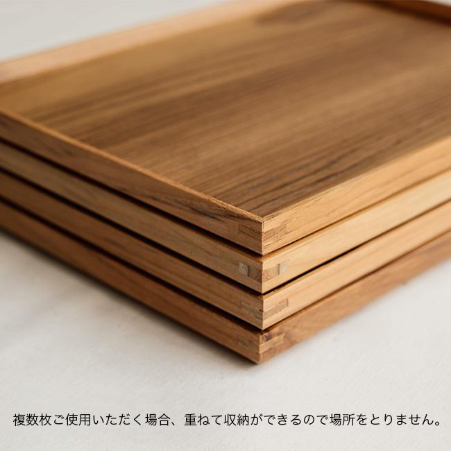 スタックトレイ S 13×23cm BR-72(木製 トレー 1人用 小さいトレイ