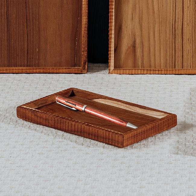 スタックトレイ 13×23cm DA-01(木製 トレー 1人用 小さいトレイ