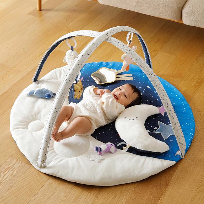 SKIP HOP スキップホップ ナイトムーン・ベビージム TYSH002110(ベビージム プレイマット プレイジム 赤ちゃん ベビー