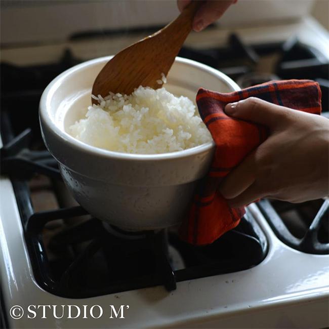 studio m' スタジオエム ビュエ ご飯鍋(ごはん鍋 2合炊き 土鍋 ごはん