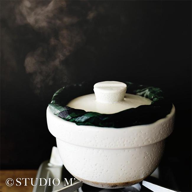 studio m' スタジオエム ビュエ ご飯鍋(ごはん鍋 2合炊き 土鍋 ごはん