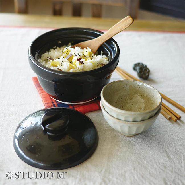 studio m' スタジオエム ビュエ ご飯鍋(ごはん鍋 2合炊き 土鍋 ごはん
