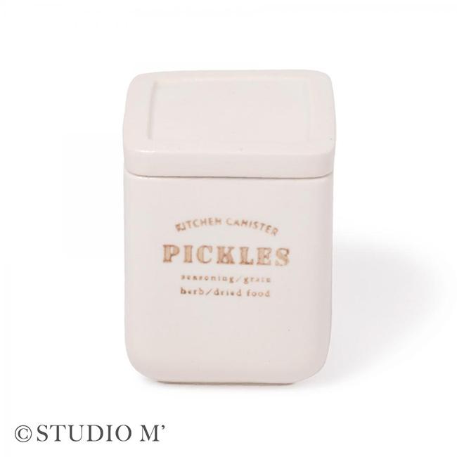 studio m' スタジオエム メト キャニスター L(保存容器 陶器 650ml