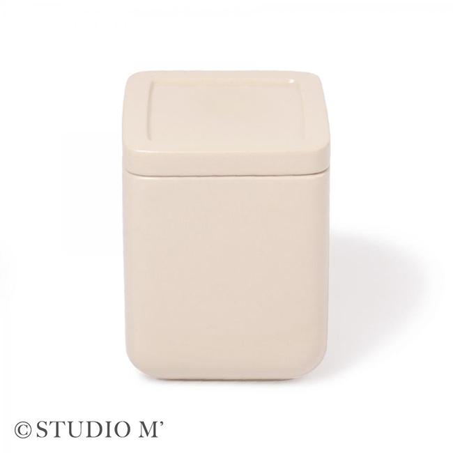studio m' スタジオエム メト キャニスター L(保存容器 陶器 650ml
