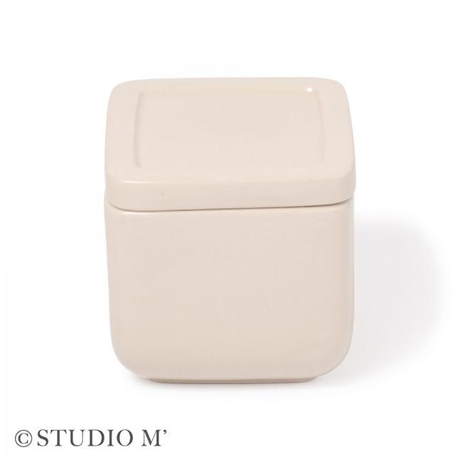 studio m' スタジオエム メト キャニスター S(保存容器 陶器 370ml