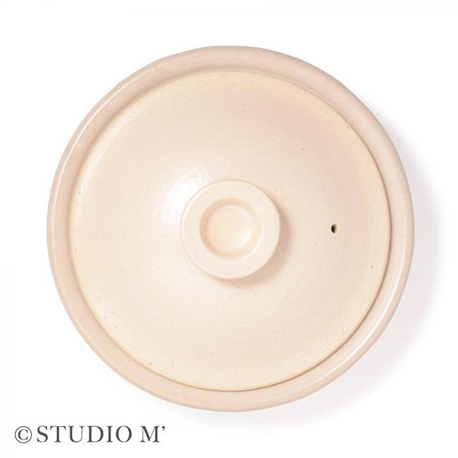 studio m' スタジオエム 亀福 8号土鍋(土鍋 8号 陶器 鍋 2人 〜 4人