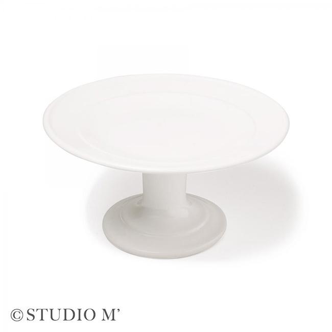 新品】スタジオエム コンポート皿 22cm ケーキスタンド 白 陶器 studio