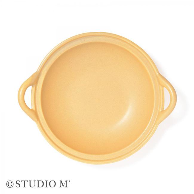 studio m' スタジオエム フントス 浅鍋(耐熱陶器 浅型 両手鍋 おしゃれ