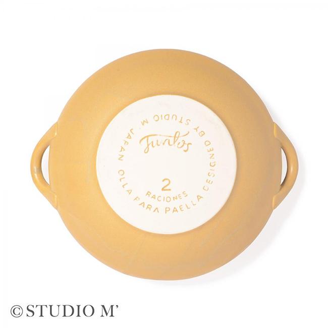 studio m' スタジオエム フントス 浅鍋(耐熱陶器 浅型 両手鍋 おしゃれ