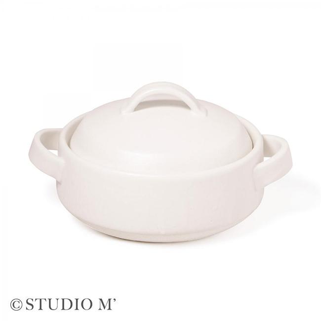 studio m' スタジオエム ナヴァラン 6号 浅鍋(土鍋 浅い 浅め 調手鍋