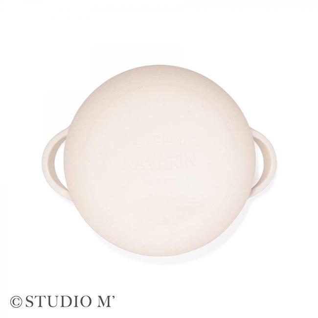 studio m' スタジオエム ナヴァラン 6号 浅鍋(土鍋 浅い 浅め 調手鍋