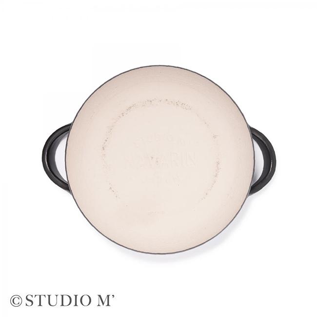 studio m' スタジオエム ナヴァラン 6号 浅鍋(土鍋 浅い 浅め 調手鍋