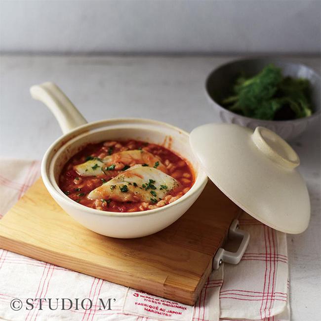 boobeestudioブービースタジオ吉林三千代さん 耐熱パン片手鍋片手土鍋