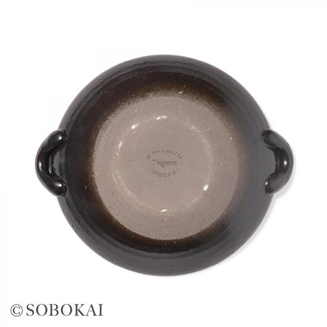 studio m' スタジオエム テガメ 8号鍋(8号 浅い 土鍋 2人用 夫婦 両親