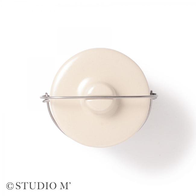 studio m' スタジオエム クリュシュ キャニスター(保存容器 500ml 陶器