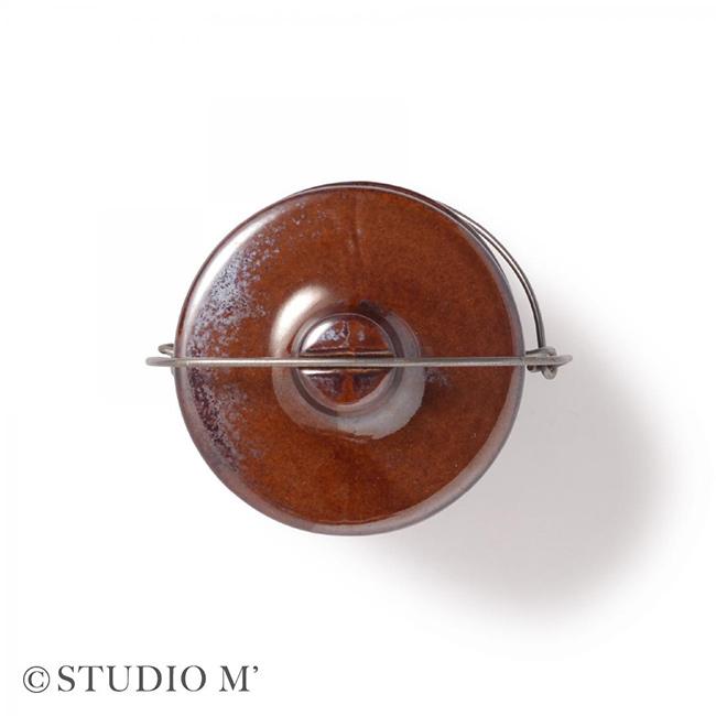 studio m' スタジオエム クリュシュ キャニスター(保存容器 500ml 陶器