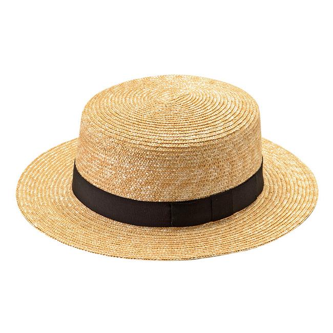田中帽子店 マラン・オム カンカン帽 61cm(田中帽子 麦わら帽子 高級