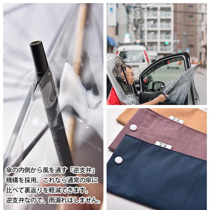 竹跳(かさ 長傘 レディース 高級 ビニール傘 おしゃれ 日本製 ブランド 透明 雨傘 入れ 袋 タッセル付 木製 持ち手 8本骨 逆支弁 風に強い 大きい ジャンプ式 傘 梅雨 グッズ 竹製 和の傘 ギフト 片手 ジャンプ傘)【T】 即納 竹跳(かさ 長傘 レディース 高級 ビニール傘 おしゃれ 日本製 ブランド