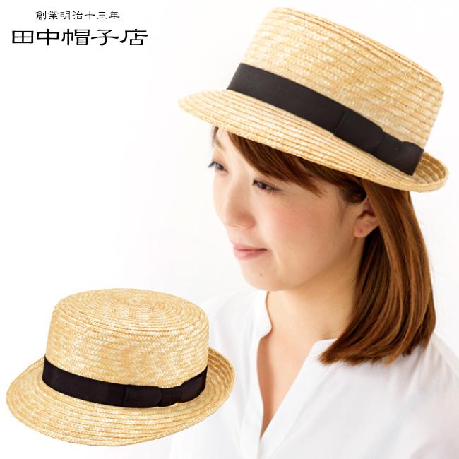 田中帽子店 Colette コレット カンカン型中折れ帽 UK-H064-NA(田中帽子