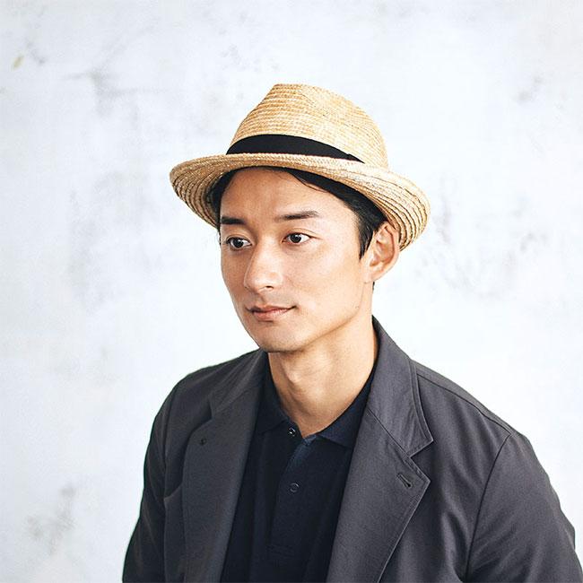 田中帽子店 Dino ディーノ 麦わらボルサリーノ型ハット 58cm UK-H114(田中帽子 ハット 中折れハット メンズ レディース 日本製 麦わら帽子 高級 おしゃれ サイズ調節 男女兼用 春夏 春 夏 日除け 熱中症対策 紫外線対策 プレゼント) 即納 田中帽子店 Dino ディーノ 麦わらボルサリーノ型ハット 58cm UK-H114